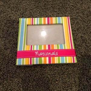 Nationals Cheer Photo Frame 7x7.5 holds 1 Photo4x6